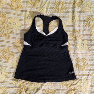 Lululemon Athletica Black and White Tank Top